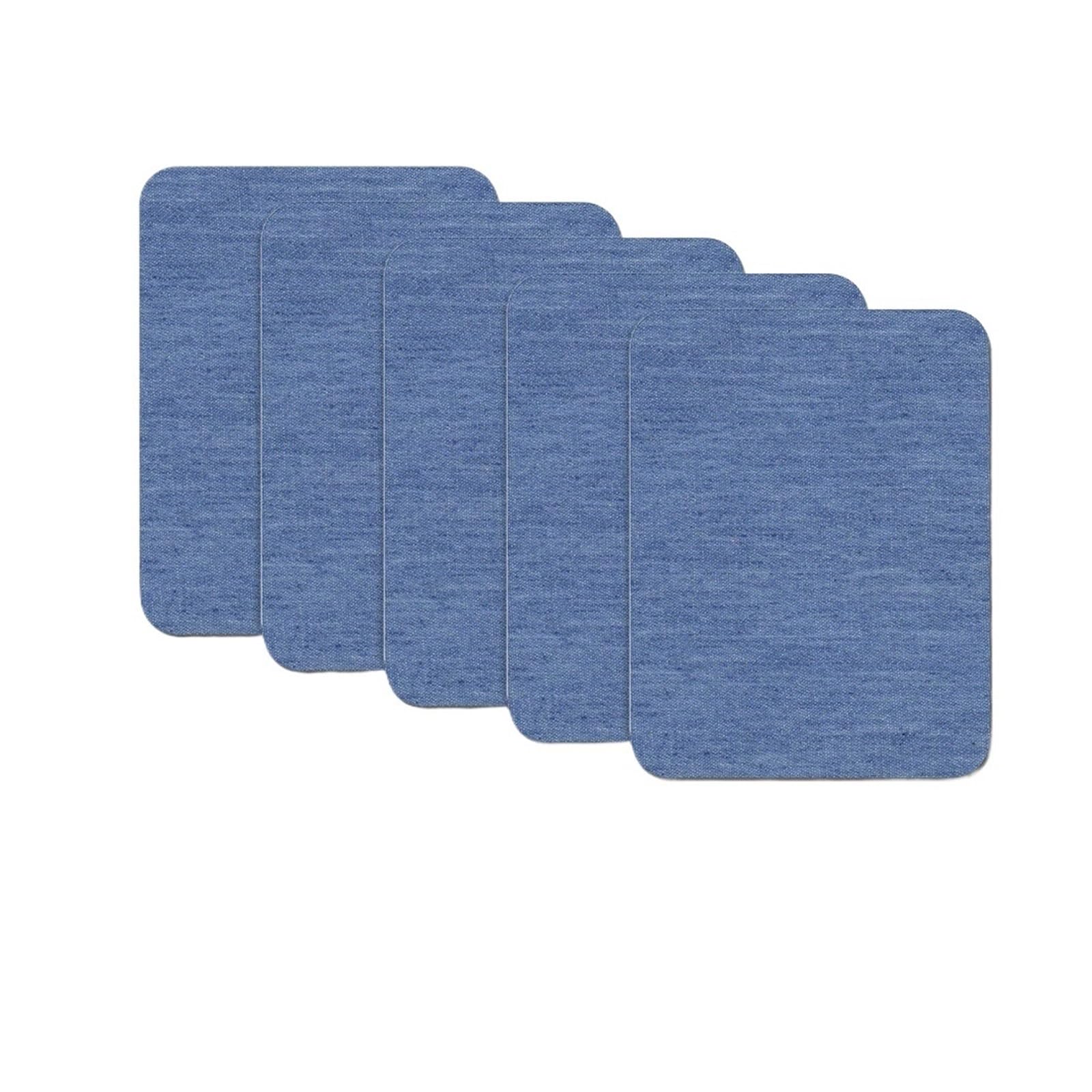 Écusson thermocollant en tissu pour réparer une veste en jean lors de vos ateliers DIY
