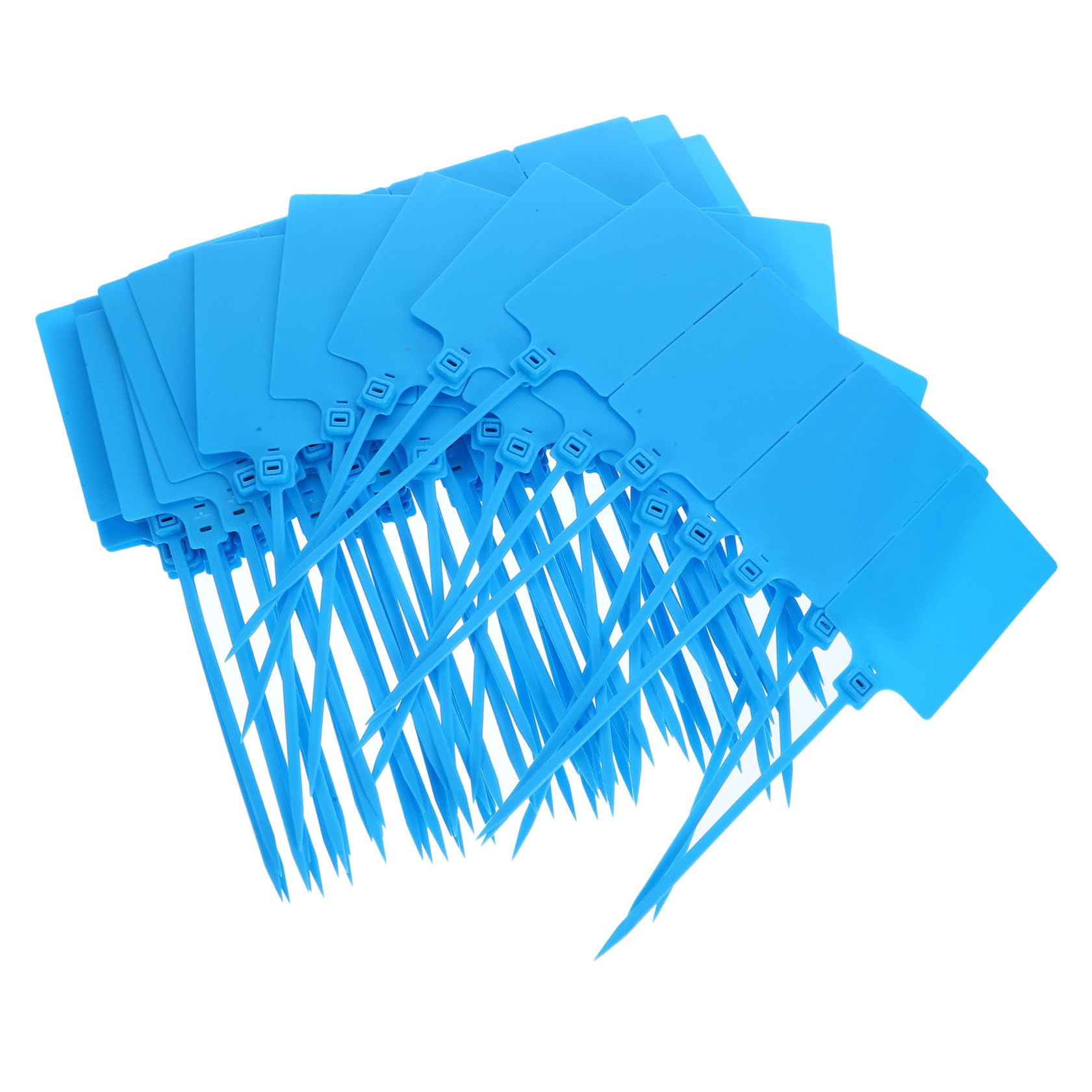 100 Piezas Etiquetas de Envío Plásticas Cuerda Etiquetas de Identificación para Equipaje y Logística Resistentes y Fáciles de Usar