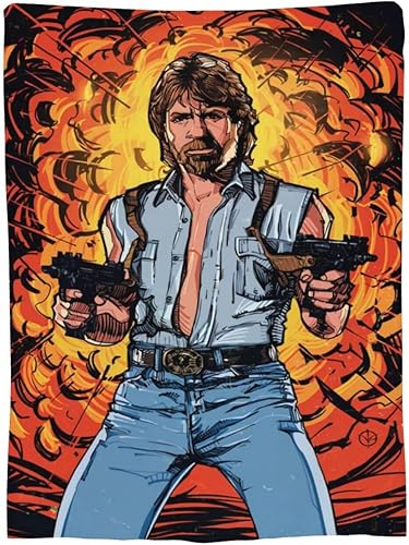 Miniatura 7 de Chuck Actor Norris - Manta de viaje ultra suave, acogedora y cálida, manta ligera para cama, sala de estar, sofá y habitación para todas las