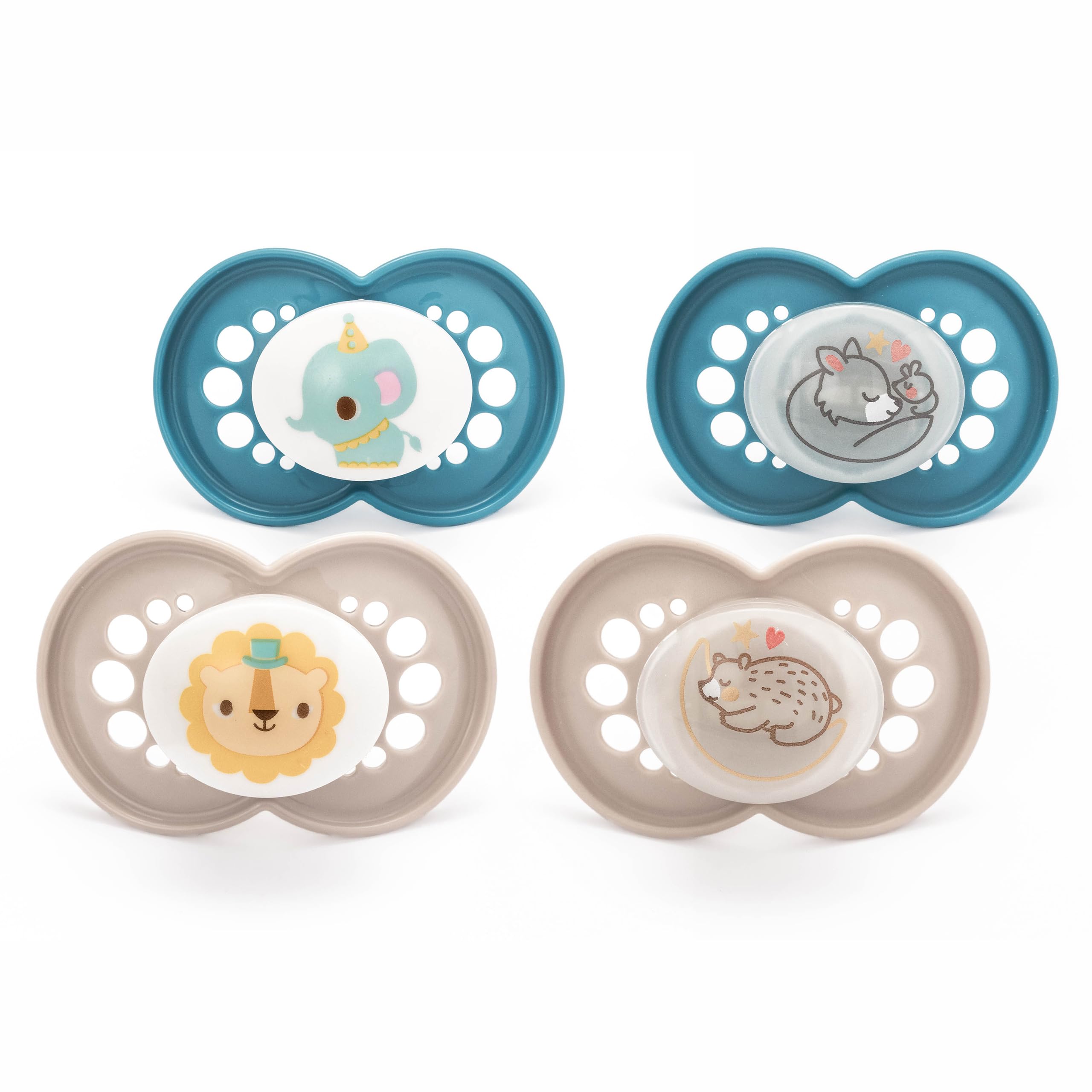 Lot de 4 tétines MAM 6-18 mois originales et ergonomiques pour fille et garçon