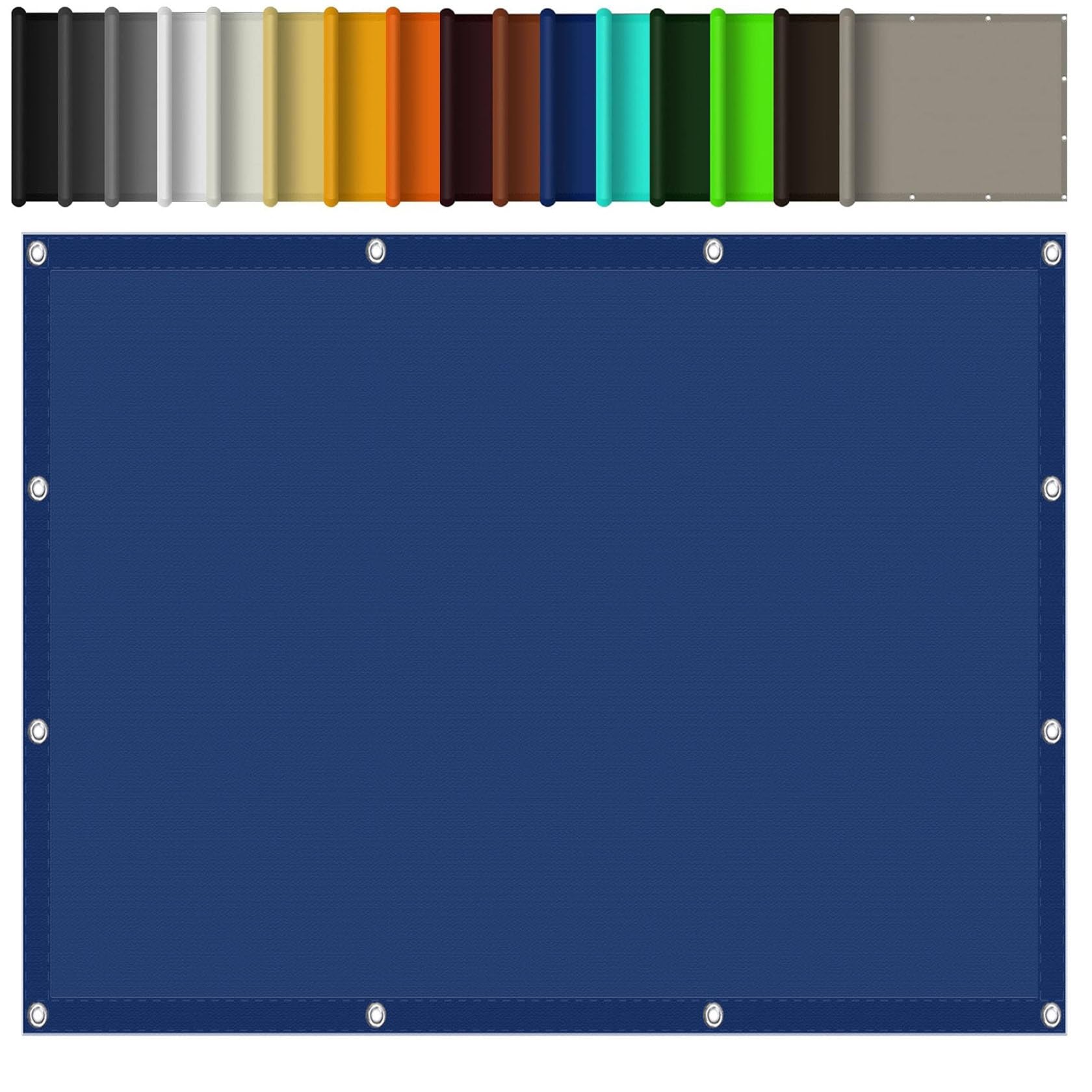 Voile d'ombrage imperméable 2x9 m : protection UV 98% et haute résistance