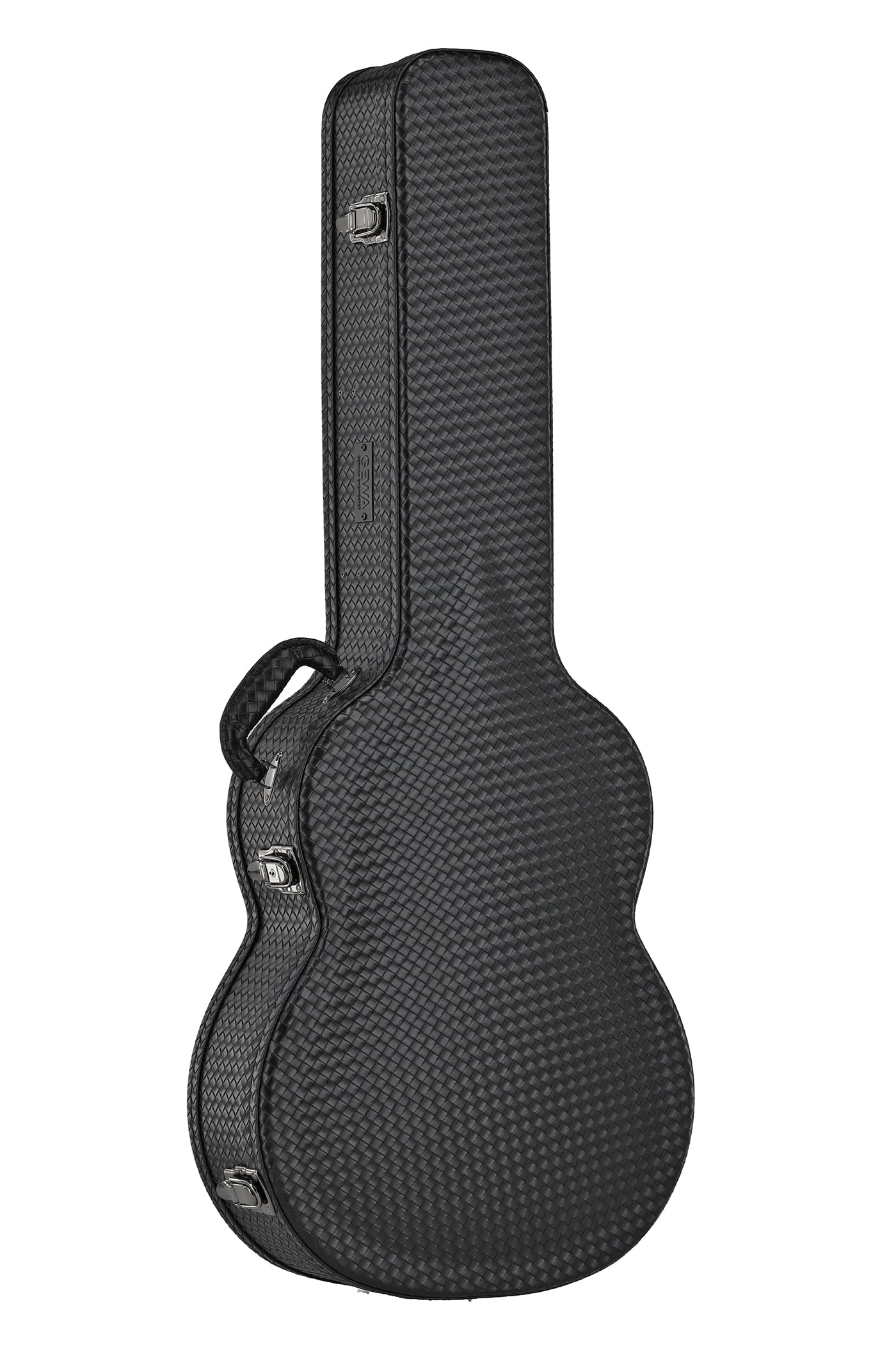 LUTHIER MANUEL RODRÍGUEZ Custodia per chitarra Vipera - Custodia rigida per chitarra classica - Anima in legno - Coperchio bombato - Nero - Scomparto per accessori - Igrometro