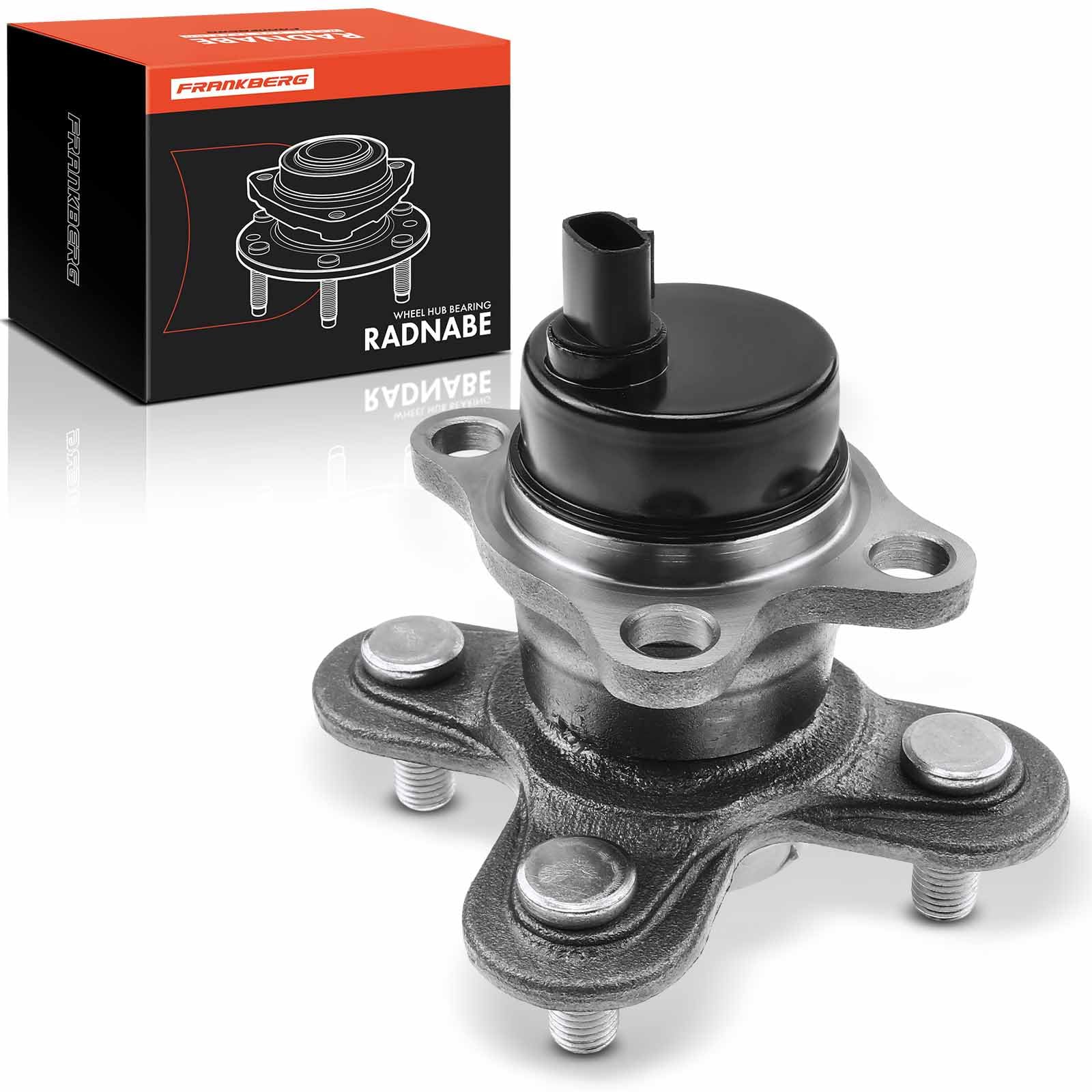 Frankberg Kit cuscinetti mozzo ruota posteriore 42410BZ030 | con sensore Sensore di velocità ABS Sensore di velocità ABS integrato, posteriore, 42410BZ030; Compatibile con: Trevis