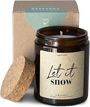 Geschenk zu Weihnachten Duftkerze im Glas aus Soja - handgemacht, plastikfrei - nachhaltige Geschenkidee für Frauen, für Männer - Weihnachts-dekoidee - für Freundin Eltern Mama Papa