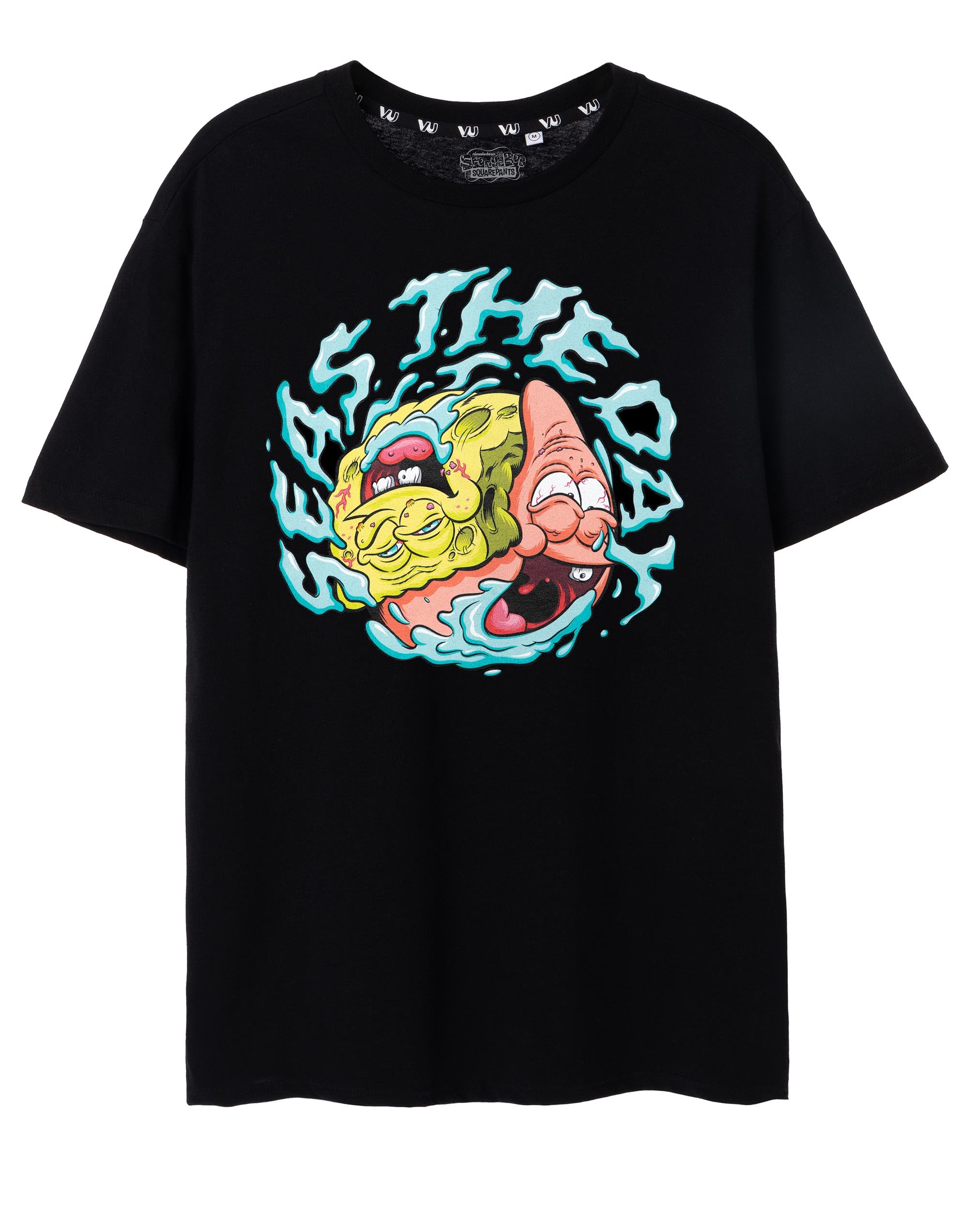 Spongebob Squarepants (Xx-Large) Short Sleeved T-Shirt (Mens ) Black