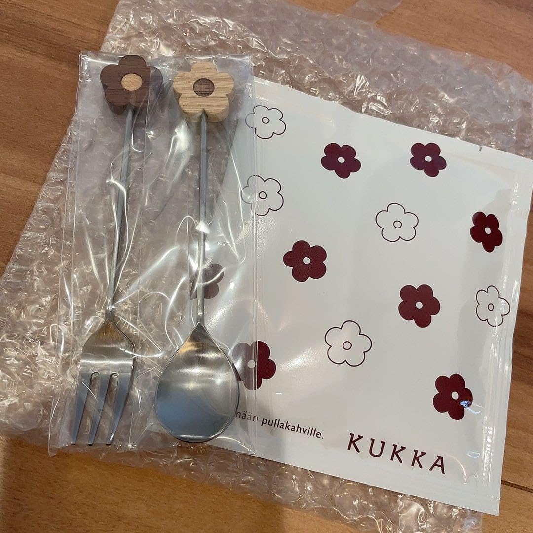 Amazon | ビヨルク kukka スプーン フォーク セット | ノーブランド品 