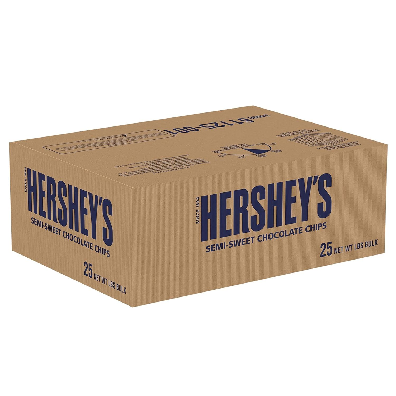 Amazon.com: HERSHEY'S Semi Sweet Chocolate Baking Chips, Baking, Gluten ...