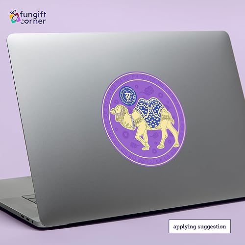 Miniatura 5 de Flujo de efectivo de camello amuleto Feng Shui, símbolo de Feng Shui para riqueza y suerte empresarial, juego de 5 calcomanías decorativas, 4.3