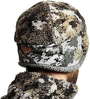 Vista 3 de Sitka Fanatic WS - Gorro de punto con diseño de Optifade Elevated II-ML, Elevated II