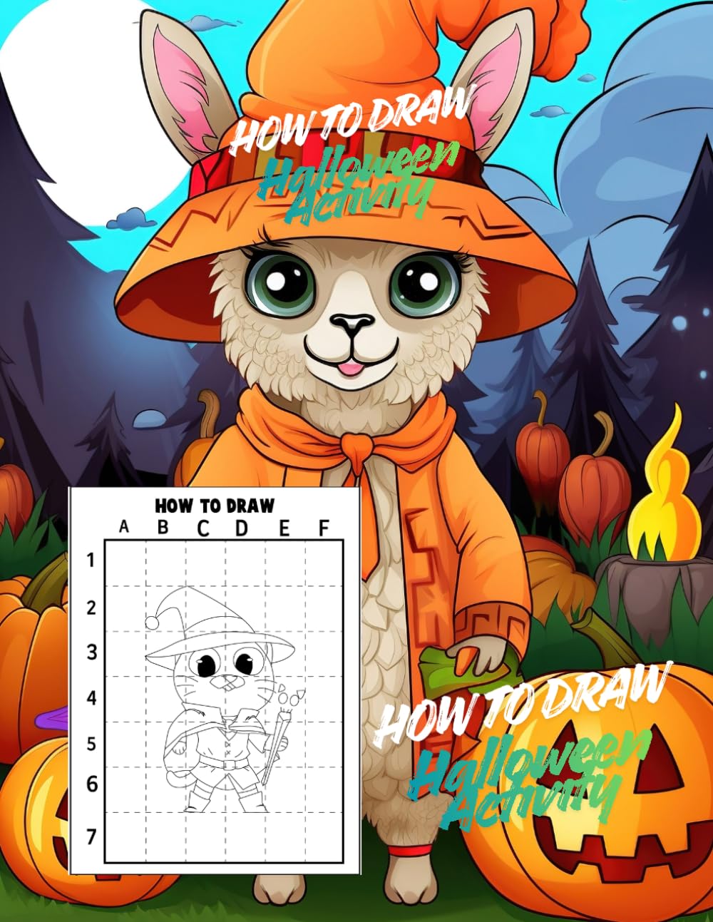 How to Draw Halloween Activity: Easy Step by Step Drawing Book for Beginners to Learn Cute and Spooky Characters