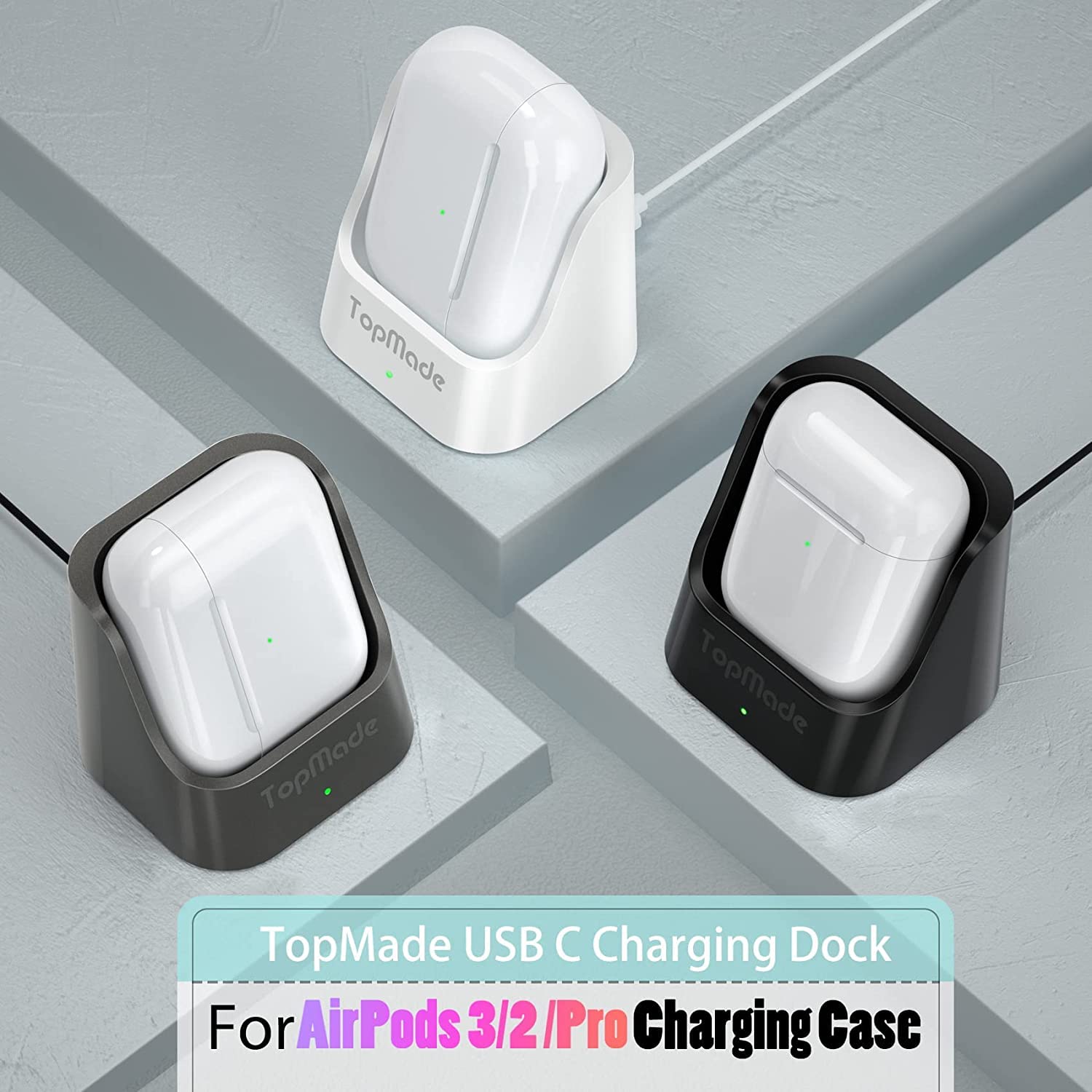 アイポッツ充電器 Amazon | TopMade AirPods Pro充電器 ワイヤレス充電器 AirPods Pro第2