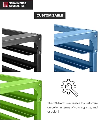 Miniatura 8 de Estantes comerciales de aluminio para bollos de 15 bandejas de 4 pulgadas, listado por NSF, estante de velocidad resistente para panadería,