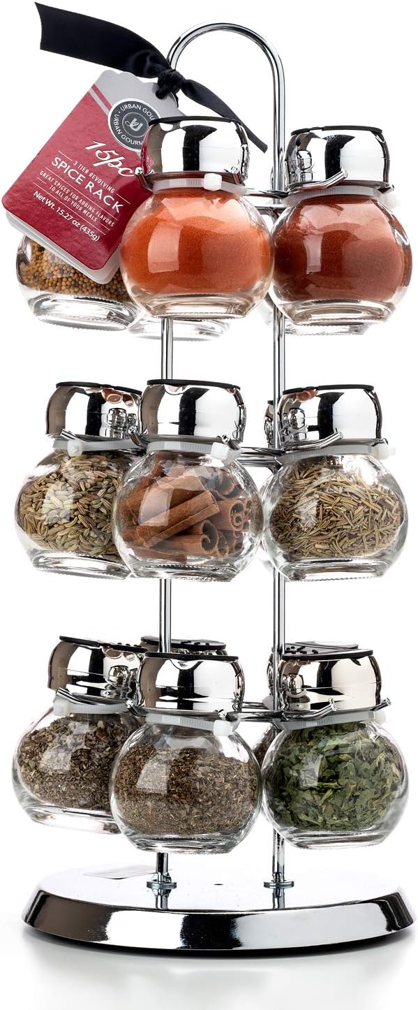 Urban Gourmet Salt and Pepper Grinder Set Himalayan Salt