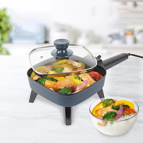 Miniatura 3 de Sartén eléctrica, 7 pulgadas, gris