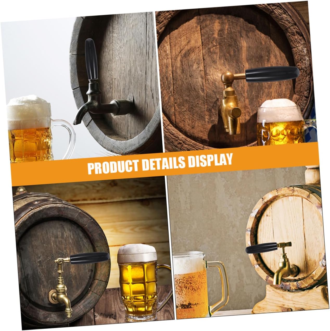 Plastic Beer Tap Handle for Standard Faucets Ergonomic Design Easy Installation Fits Draft Beer Systems for Homebrewers and Bars