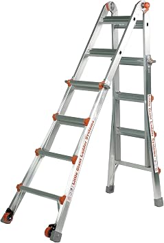 Little Giant Ladder Systems 10102LG 300-Pound Duty Rating Multi-Use Ladder
