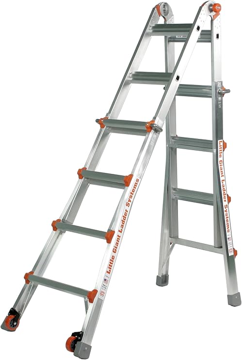 Little Giant Ladder Systems 10102LG 300-Pound Duty Rating Multi-Use Ladder