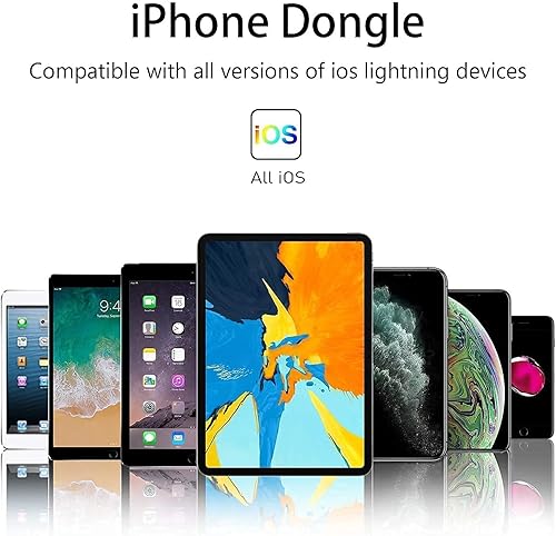 Miniatura 7 de Paquete de 2 divisor de cargador de audio auxiliar Lightning a 0.138 in para iPhone 14131211XSXRX 8iPadiPod, certificado Apple MFi, adaptador de