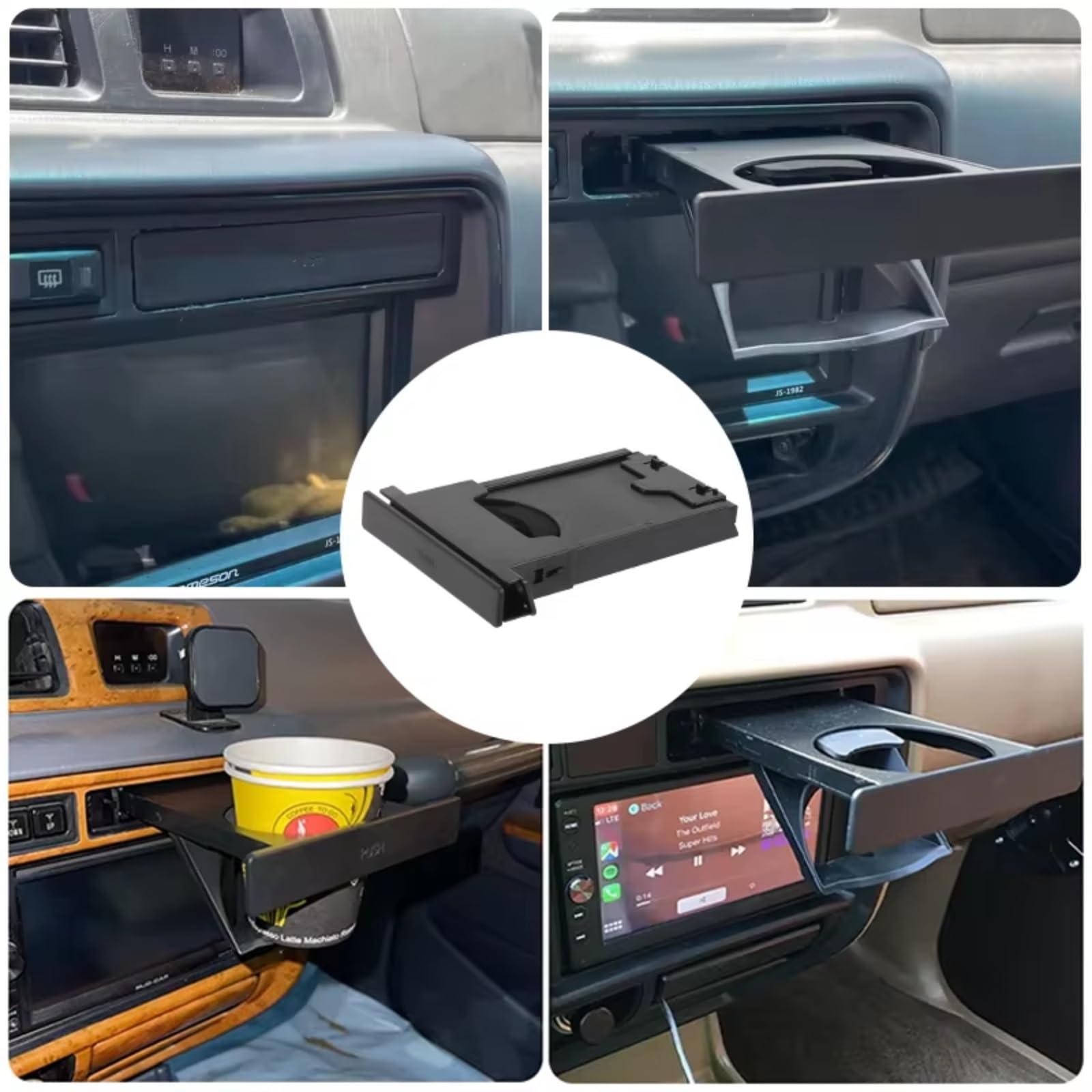 Auto Innenraum Zubehör Compatibile Con Lexus Per LX450 1996 1997 Accessori Di Ricambio Per Portabicchieri Retrattili Per Cruscotto Auto 55620-60010
