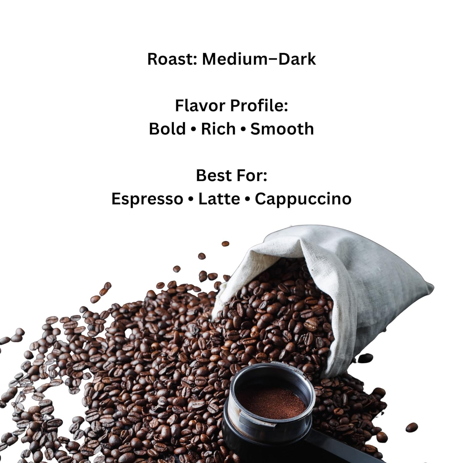 Espresso Coffee Whole Bean – African Heritage Blend, Medium Dark Roast, 12 oz – Kilan Coffee