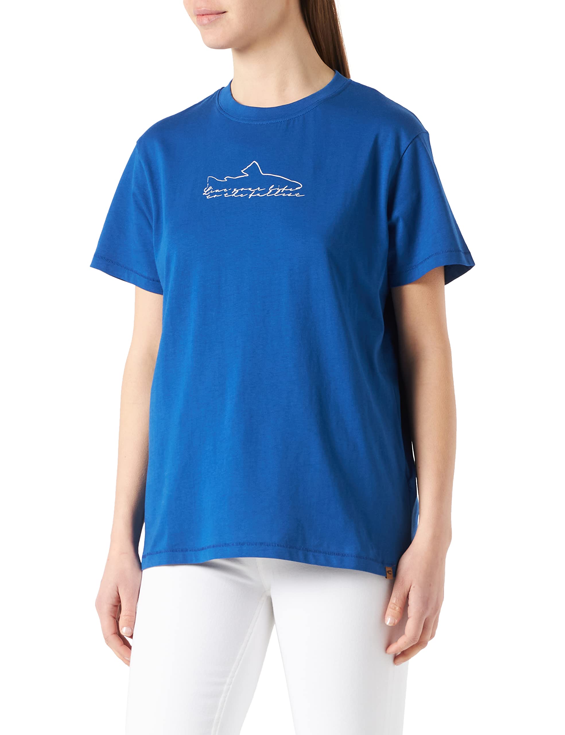 Camel Active Womenswear 3096416t08 Women's T-Shirt, Cobalt, Large