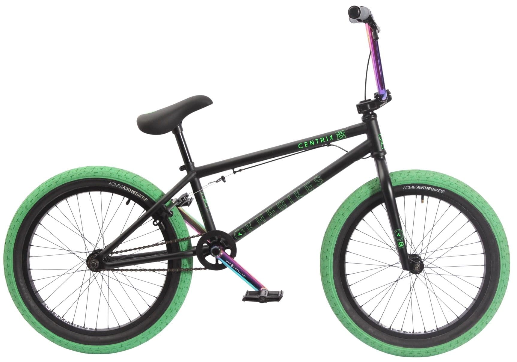 KHEbikes KHE Centrix BMX da 20 pollici – Parti Oil Slick – 10,6 kg – Rotore Affix – Manovella CrMo – Pneumatici da 2,4" – Bicicletta Freestyle per Street, Park, Pumptrack – Modello 2025 Qualità