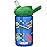CamelBak Eddy+ Kids Bite Valve Straw Tritan Renew Water Bottle Iguanas, 14oz