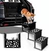 Sepnine Dog Car Stair for Car, Foldable Dog Ramp for Large Dogs