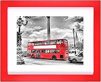 Vista 19 de BOJIN Marcos de Fotos de 8x10 pulgadas Negro, Madera Maciza Muestra Fotos de 6x8 con Paspartú o 8x10 sin Paspartú, Decoración del Hogar de Mesa