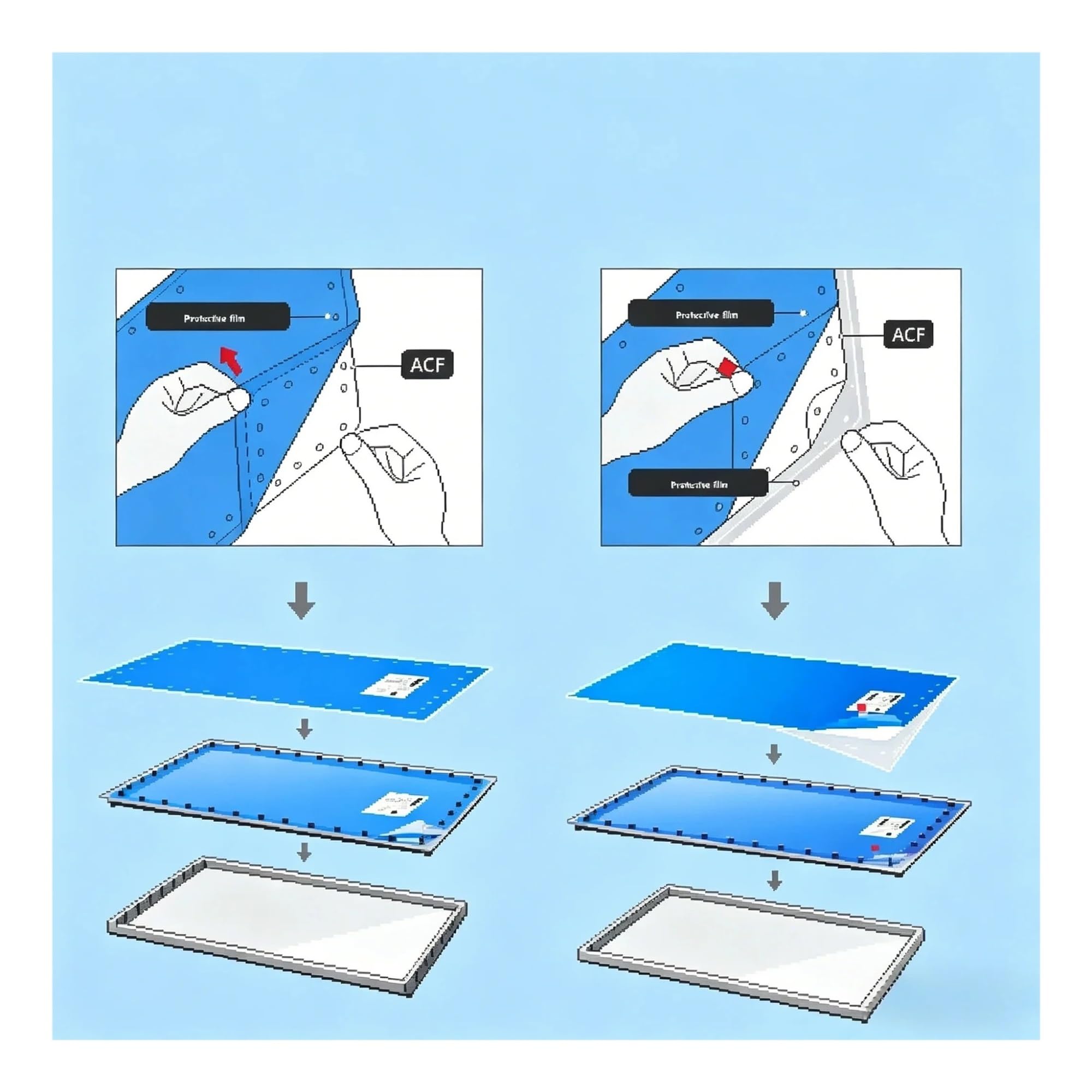 Compatible con Elegoo, Saturn 4 Film NFEP 3PCS | Película NFEP PFA de 3 piezas, película de liberación, pieza de impresora 3D