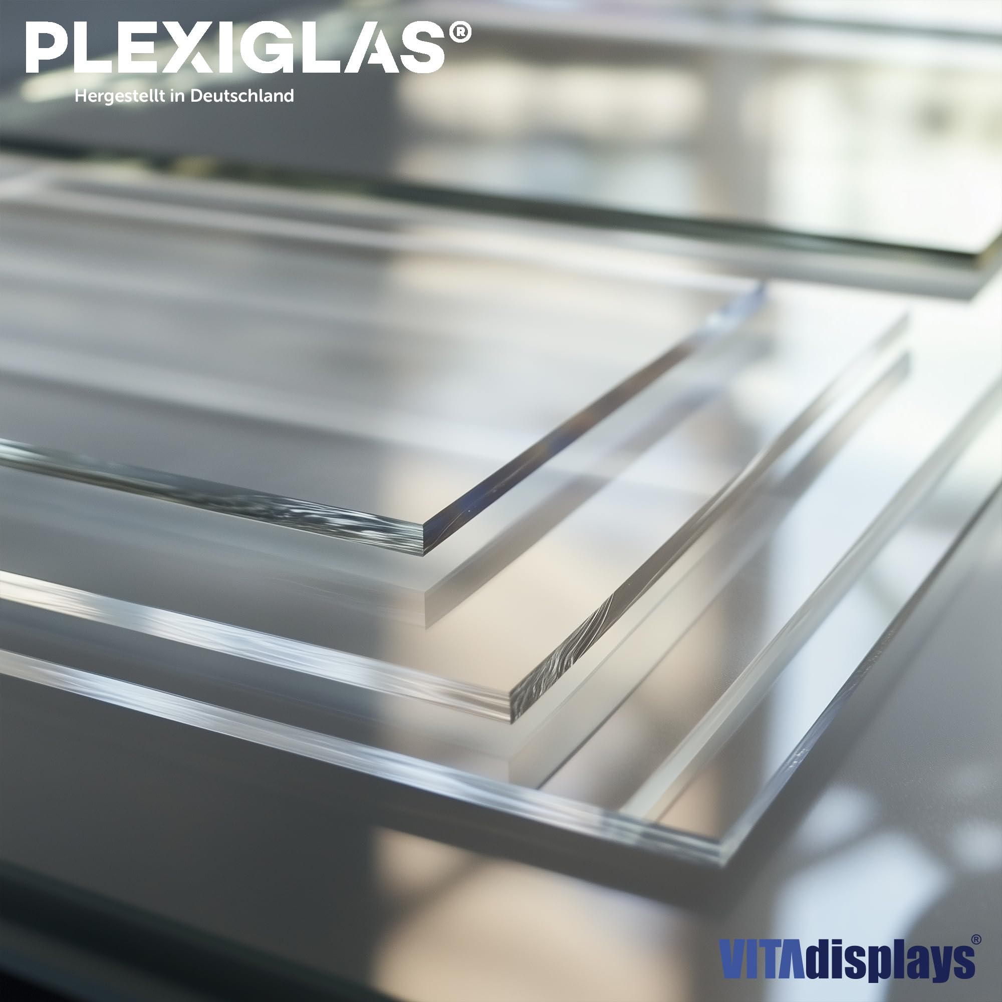 PLEXIGLAS Zuschnitt nach Maß, transparent (glasklar) - 800x1000mm, 2mm - polierte Kanten, Made in Germany - PMMA, UV‑stabil, bruchfest, Acrylglasplatte - für Abdeckungen, DIY, Deko