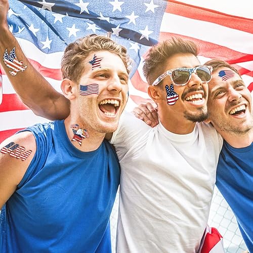 Miniatura 10 de winthrop 240 tatuajes temporales luminosos de Navidad a granel para niños, que brillan en la oscuridad, tatuajes envueltos individualmente, la mejor