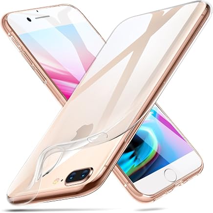 Funda iPhone 8 Plus/iPhone 7 Plus, ESR Funda suave gel, protecci?n a bordes y c?mara, carga inal?mbrica compatible, para Apple iPhone 7 Plus/8 Plus de 5.5