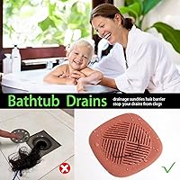 Vista 4 de Cubierta de drenaje de ducha resistente de silicona de 5.5 pulgadas, tapón de drenaje para cocina, bañera, accesorios de baño y lavandería