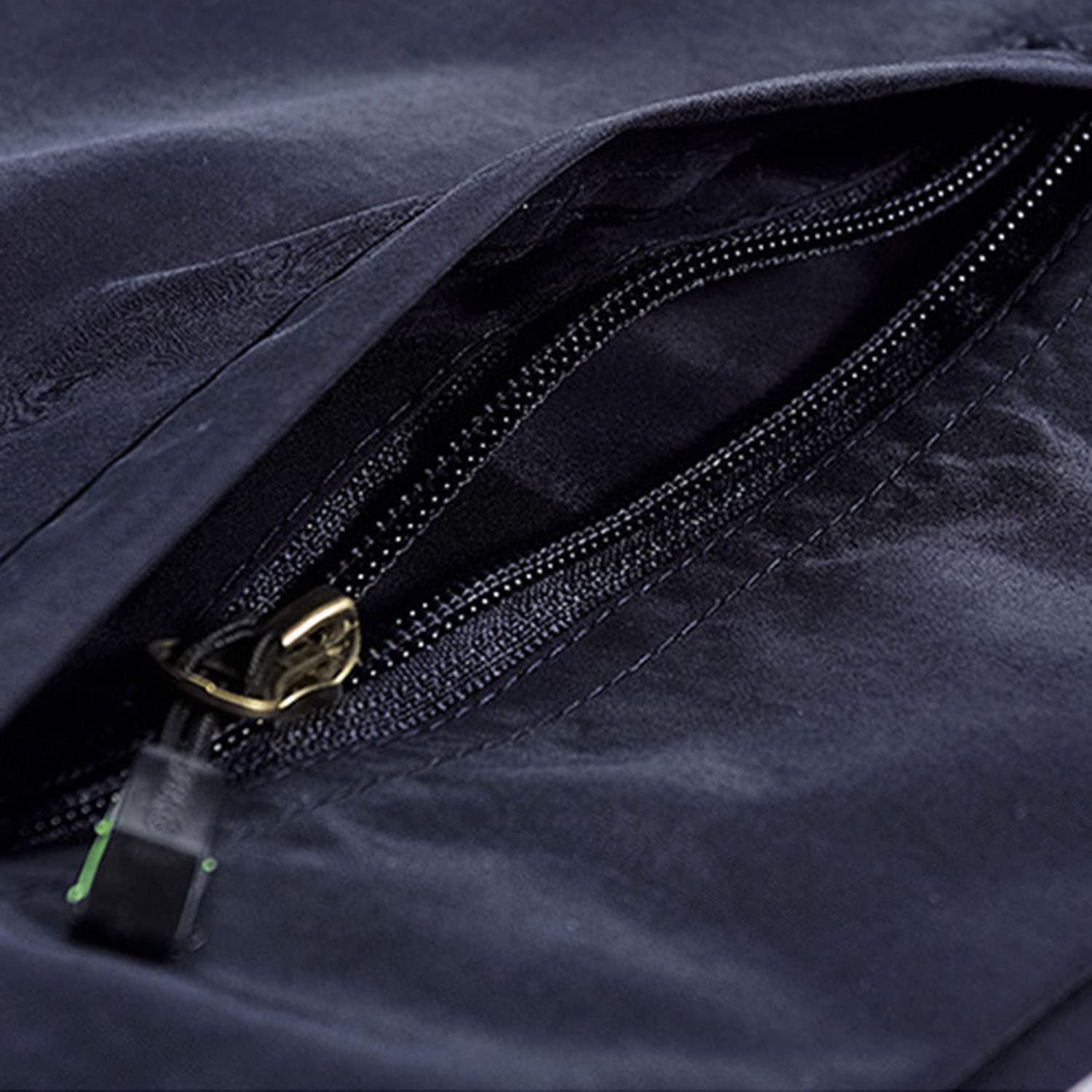 Hombres Al Aire Libre Chaleco Sin Mangas Cuello Levantado Chaqueta De Pesca Multi-Bolsillo Chaleco Práctico Chaleco Casual
