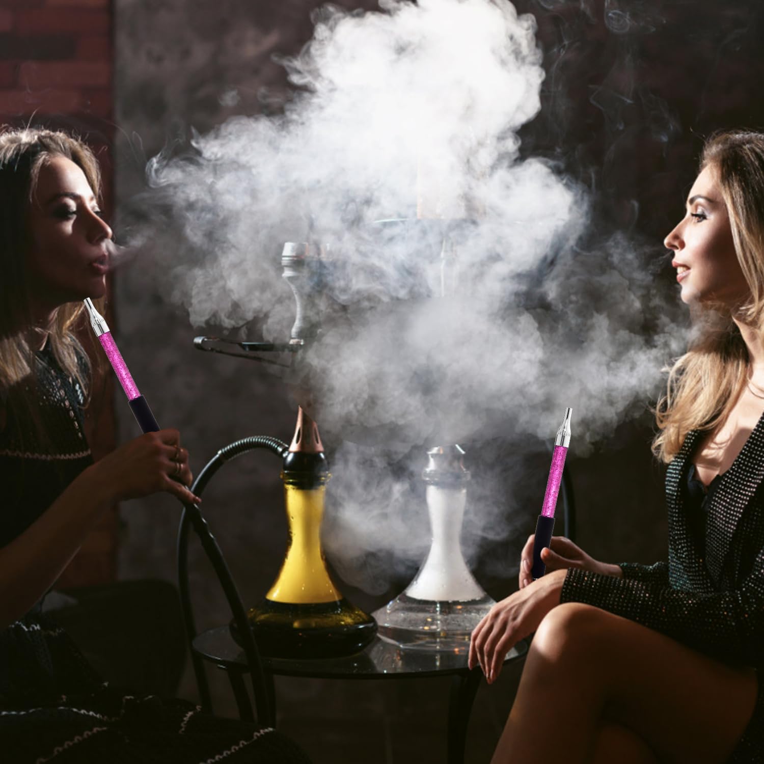 Amazon.com: 2 PCS Hookah Ice Mouth Tip Hose Rainbow Shisha Hookah Pipe Hose  Hookah Shisha Pipe for Hookah Accessories (Purple) : Health & Household