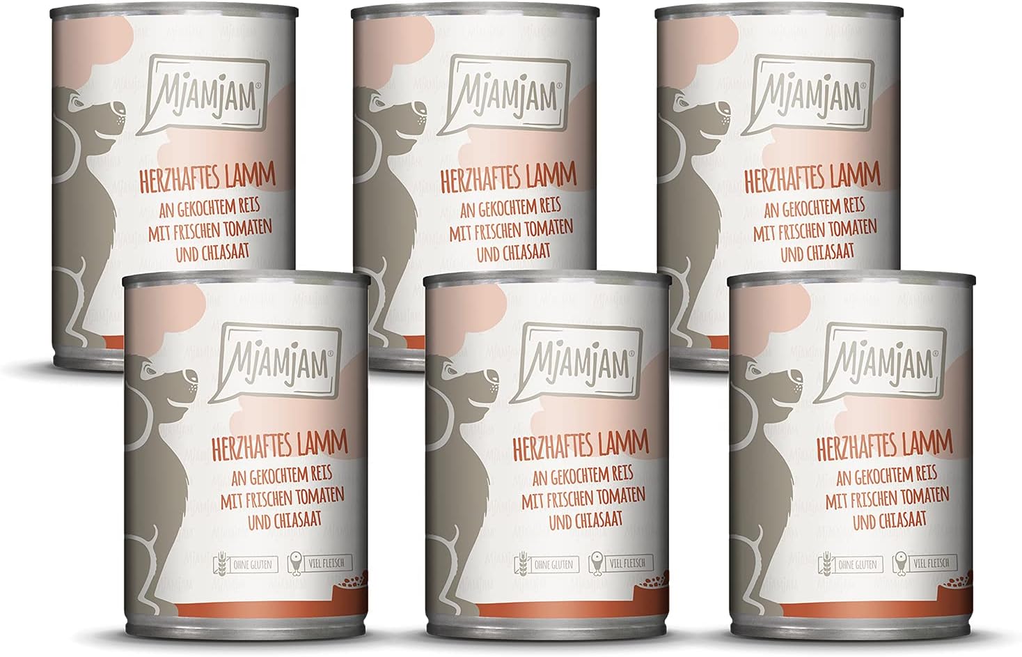 MjAMjAM Cibo Umido Per Cani - Cervo E Cinghiale Con Mirtilli, Senza Cereali, Confezione Da 6 Lattine Da 800 G - Foto 11