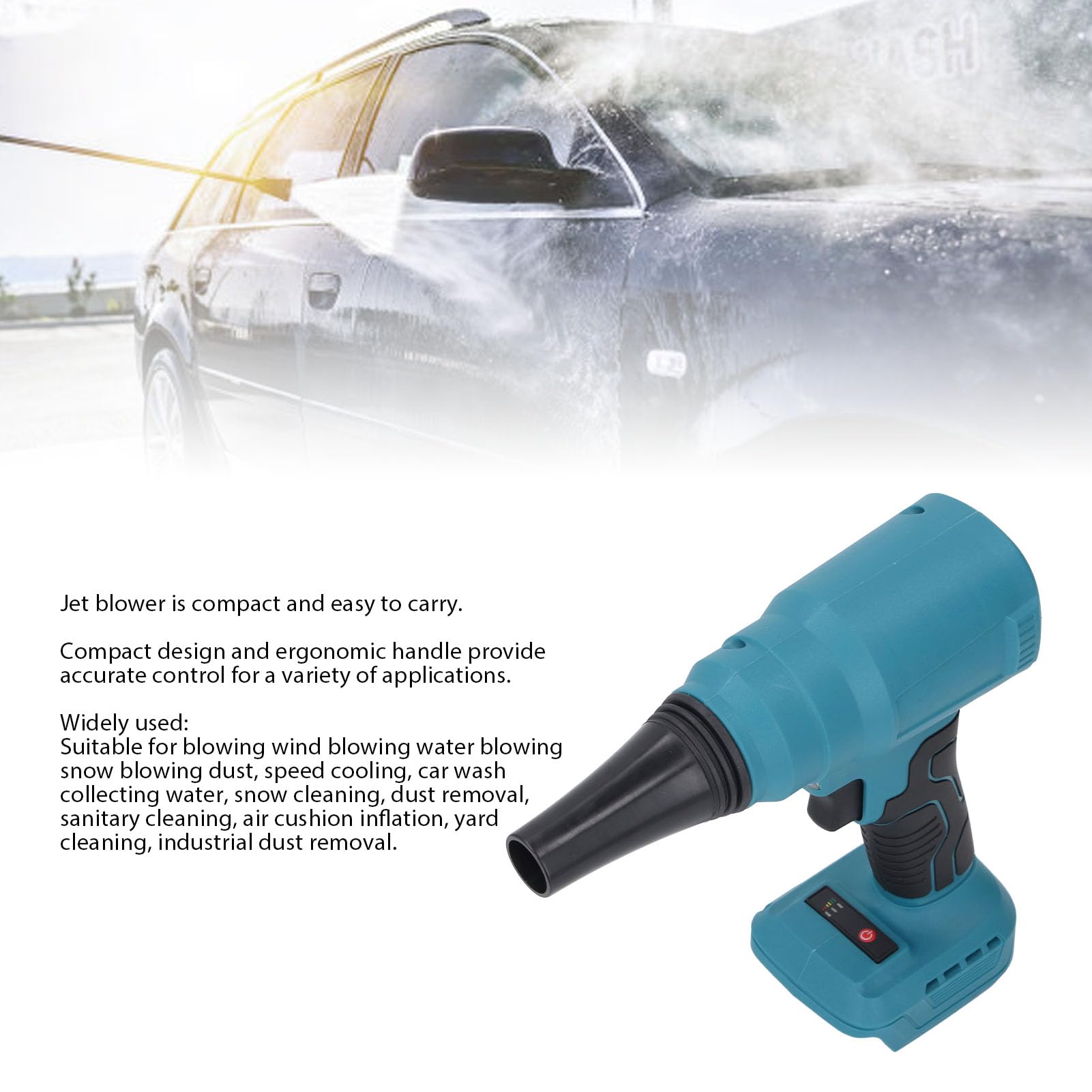 Luocute Mini Soplador Jet Dry, 85000 RPM sin Escobillas