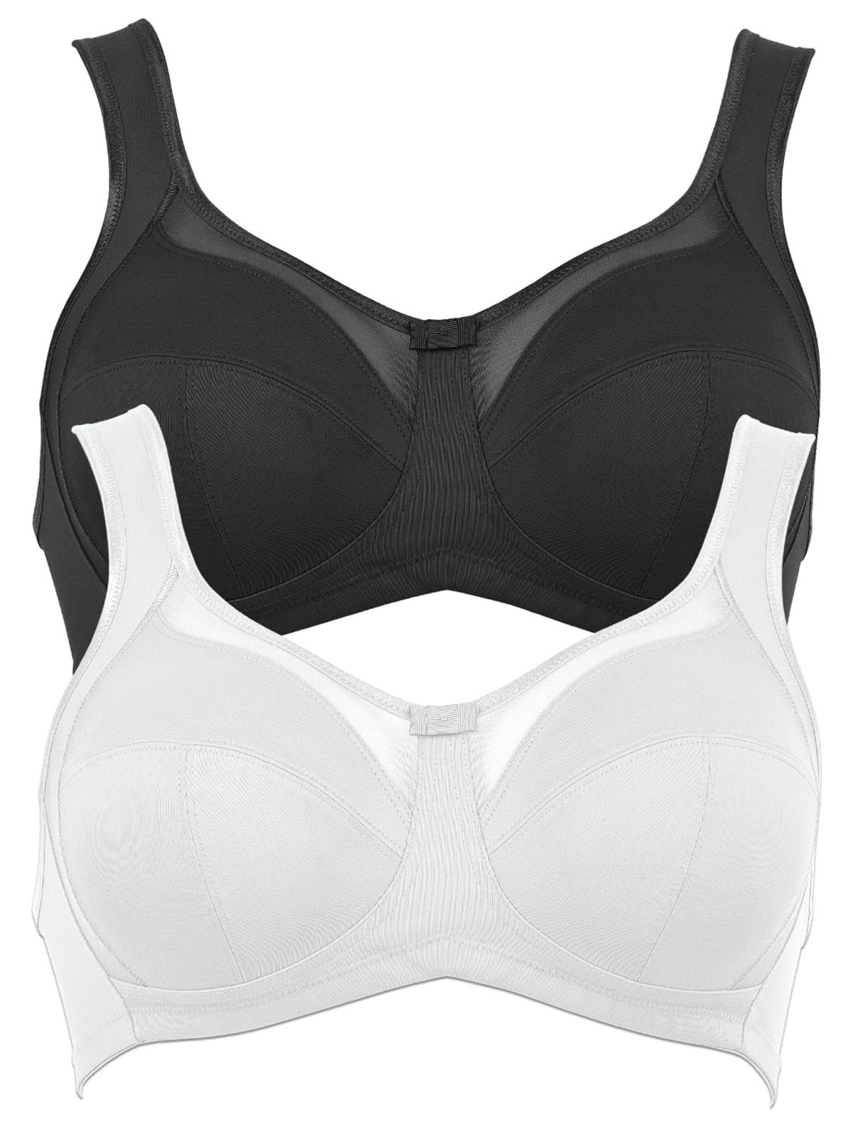Anita 2er Sparpack Komfort BH Clara 5459 Gr. 95D in 1xschwarz 1xweiß