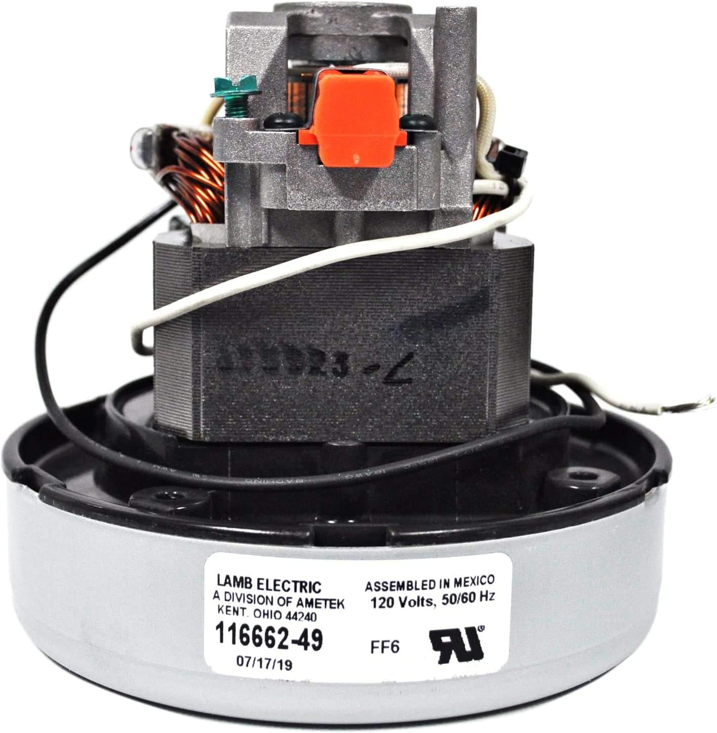Lamb Ametek 116662-49 Motor Is 1-Stage, 5.7 Inch, 110-120 Volt. #116662-49