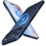 Magnetic Slim-Fit for iPhone 17 PRO MAX Case&comma; Ultra-Thin 17 ProMax Phone Case Compatible with MagSafe&comma; Light Anti-Scratch Matte Hard PC Bayer 6&period;9 inch OriginFit&comma; Deep Blue