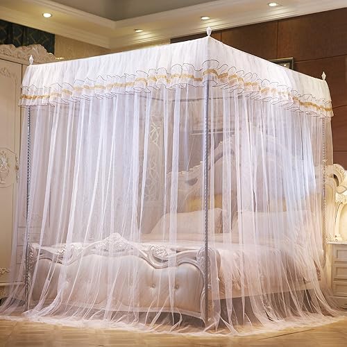 Miniatura 4 de Nattey - Póster de 4 esquinas diseño de princesa color blanco