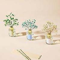 Vista 3 de Airkeep juego de difusores de esencias de 3 unidades, difusores de esencias de aceite de jazmín, menta, gardenia, fresia y pera para aromaterapia