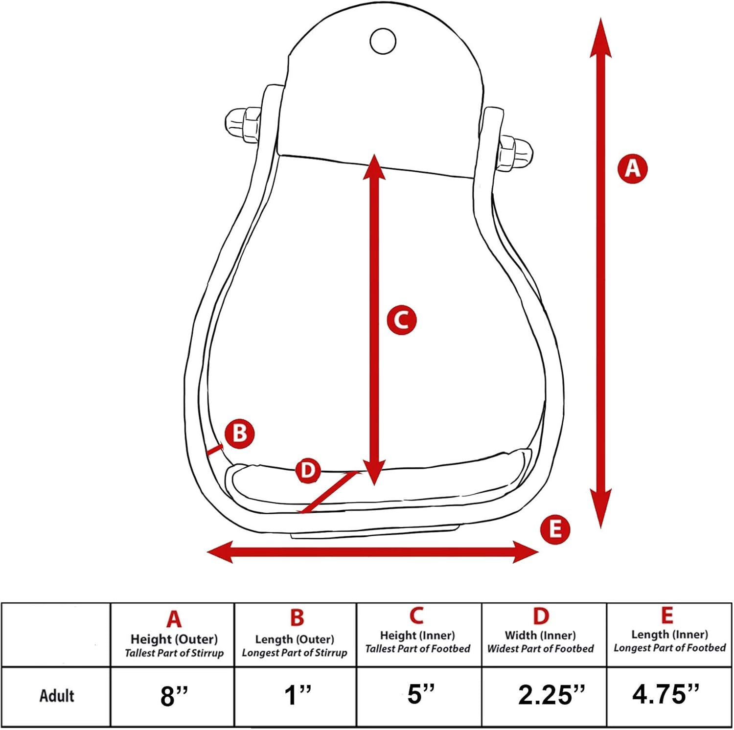 Tahoe Tack Angled Engraved Knee Relief Western Show Stirrups