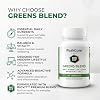 Greens Blend | Premium BioVit® Formula | 100% Natural Vitamins & Minerals | Plant-Based Ingredients, Greens & Essential Nutrients | Daily Nutritional Support | 60 Capsules