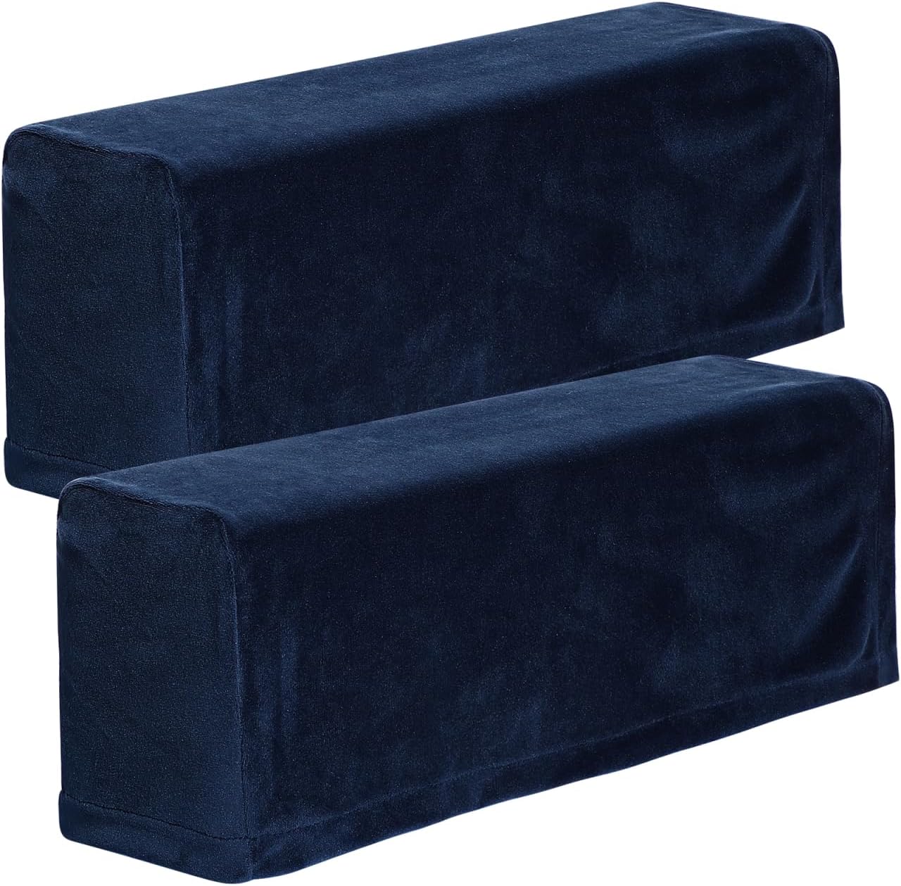 Soft Stretch Plush Armrest Cover Set of 2, Armrest Protectors for Chairs Sofas, Couch Arm Covers, Furniture Protector Armchair Slipcover for Recliner and Armchairs