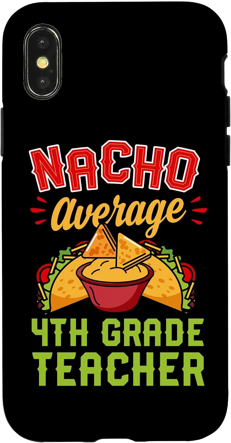 Nacho Average 4th Grade Teacher Case for iPhone 15 Plus image 5