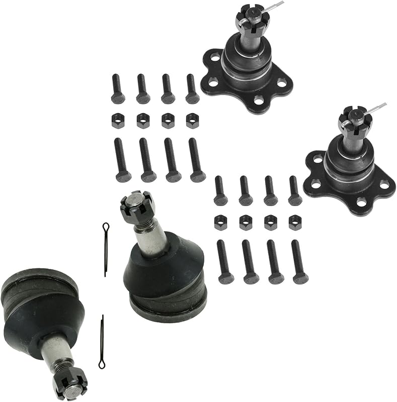 Kit de Pivôs de Suspensão Dianteiros Superiores e Inferiores TRQ – 4 Peças