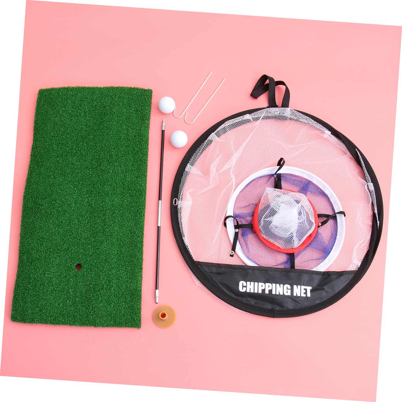 Rete da Scheggiatura Pieghevole Pop Up in Poliestere per Allenamento Golf