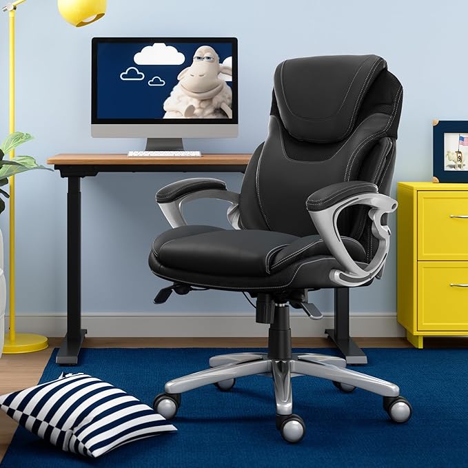Silla Ejecutiva De Oficina Ergonómica Con Respaldo Ajustable miniatura 2